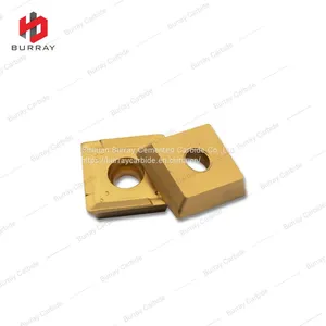 490R-140408M-PM Carbide Milling Insert With Yellow CVD Coating for Steel thumbnail-1