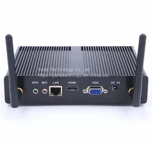 Cheap Fanless Mini PC Intel i3 7167U i5 4200Y Windows 10 Barebone System PC Unit Desktop Computer Linux HTPC VGA HDMI WiFi 6*USB thumbnail-4