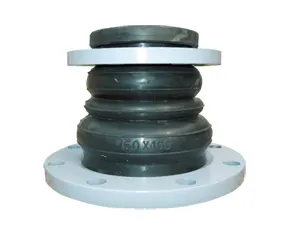 Flanged Connector Coupling Pipeline Bellows Compensator EPDM Flexible Rubber Expansion Joint thumbnail-3
