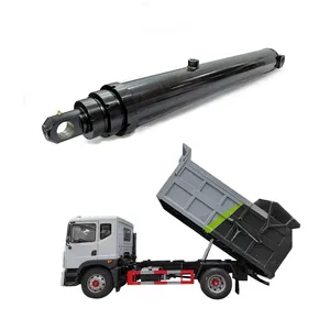Single-acting Telescopic Sleeve Hydraulic Cylinder Block Air Cylinder Pneumatic thumbnail-1