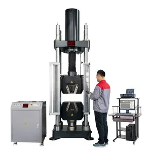 WAW-1000F Manual Deformed Steel Bar Single Tensile for Test Machine 1-Year Warranty-ASTM Hydraulic Wedge Grip 1000KN for thumbnail-1