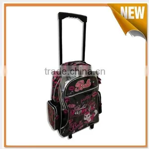 Teenage Girls Material School Trolley Bag thumbnail-1