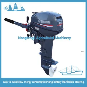 Small Gasoline Yamaha-style 2-stroke Rear-steering Marine Outboard Motor thumbnail-1