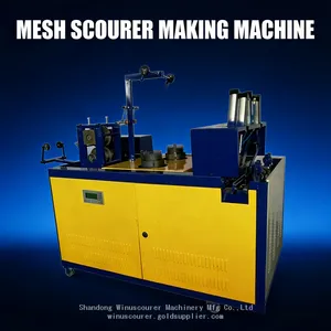 2 Heads Mesh Cleaning Ball Manufacturing Machine With High Output thumbnail-1