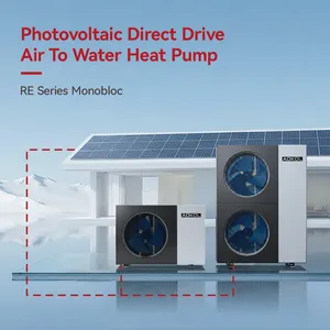 R290 Monobloc Heat Pump 18kW Air to Water Heat Pump CE Keymark ERPA+++New Energy Air Source Heat Pump China PV Direct Drive Hot Water 75℃ thumbnail-2