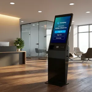 Aonpos APK838 21.5 Inch Touchscreen Kiosk Intel Core I3 Payment Kiosk All In One Touchscreen Kiosk Parking Lot Self-service Terminal thumbnail-2