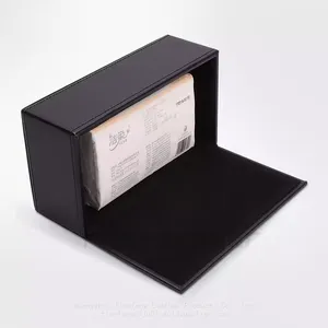 Hotel Room Creative Tissue Box for Home Use, Simple European Living Room, Car Use, Cardboard Box, Light Luxury, Modern Leather thumbnail-5