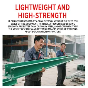 Closed Waterproof FRP Trough Cable Tray Dustproof Fiberglass Tray for Tunnel Underground Project thumbnail-4