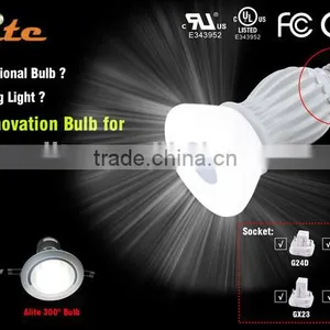 230vac Dimmable Led pl Bulb Light 9w CRI80 thumbnail-2