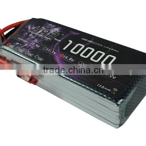 HRB 4S 14.8V 10000mah 25C Rechargable Battery Lipo for RC Helicopter Car Pack thumbnail-4
