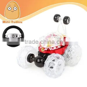 RC Stunt Car With Steering Wheel, With Flash Light and Music, rc Stunt Hobby Car, rc Toys thumbnail-1