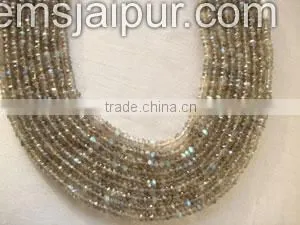 Wholesale Labradorite Faceted Roundelle Beads thumbnail-1
