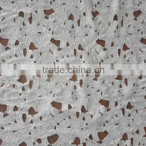 Wholesale Milk Silk Lace Trim Embroidery Lace Accessory for Clothing Design for Wedding Dress thumbnail-4