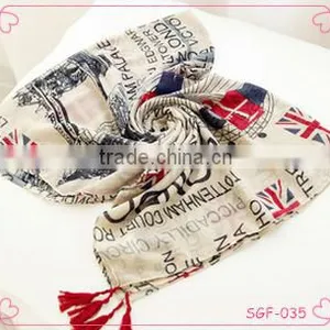 Korean New Fashion Wholesale Women Scarf Autumn/winter Voile Scarves thumbnail-1