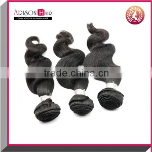 7A Loose Wave Remy Virgin Brazilian Wavy Hair Shipping Fast thumbnail-1