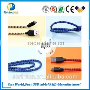 Wholesale 1M Remax Textile Braided Micro Usb Data Cable thumbnail-1