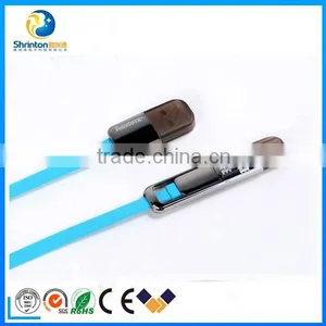 High Quality Remax 2 in 1 TPE Copper Core 2.1A 1.0m USB Cable for Both Android and Iphone thumbnail-3