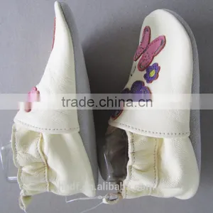 2016 Nice Girl Boy Kids Sheep Leather Baby Shoes With Soft Sole thumbnail-2