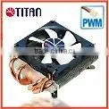 CPU 1.5 U Low Profile Intel LGA 775 1155 1156 AMD PWM Controller Heat Pipe Cooler thumbnail-1