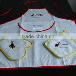 Cotton Waffle Weave Apron Set thumbnail-1