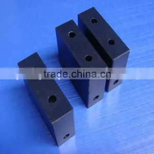 High Quanlity Black Cnc Precision Machining HDPE Plastic Block Uhmwpe Parts thumbnail-1