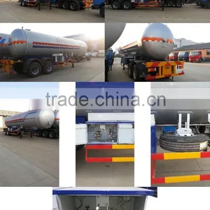 LPG Tank Trailer 40000 Liters, 40000 Liters ASME Lpg Gas Tanker Semi Trailer, ASME Lpg Trailer thumbnail-1