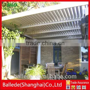 Automatic Aluminium Louver Roof Pergola That Open and Close thumbnail-1