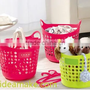 Laundry Bag Plastic Hollowed-out Design Laundry Organizer thumbnail-1