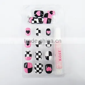 MSDS Certification and Plastic,ABS Material Full Cover French Fake Nails thumbnail-1