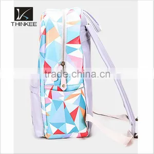 Custom Leather School Backpack 2016 China thumbnail-5