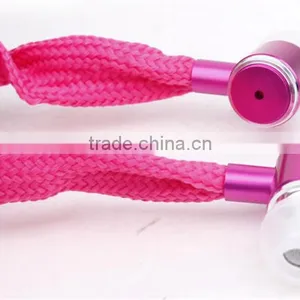 3.5mm Jack Earphones Shoelace Earphones China Wholesale Promotional OEM Design thumbnail-3