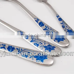 New Flatware Metal Blue Color of Stainless Steel Made by Junzhan Factory Directly and Sell in Factory Price thumbnail-1