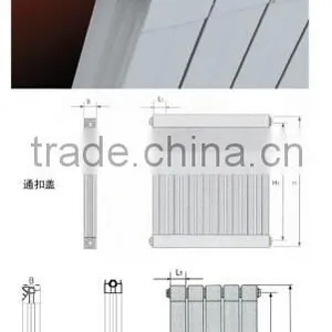 New Style 75*75 Steel-Aluminum Compound Pole Wing Pioneer Radiator thumbnail-2