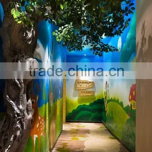 High Quality Modern Leaf Printed Carpet for Hotel thumbnail-2