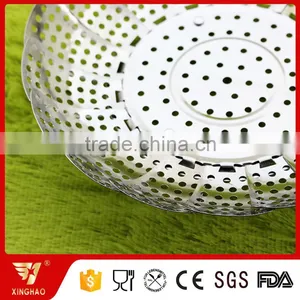 Wide-used Durable Kitchen Accessories SS201 Steaming Tray Fruit Bowl thumbnail-5