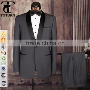 2016 Trending Products New Design Italian Style Buy Direct From China Factory Customized Pictures Formal Dress Men Wedding Suit thumbnail-1