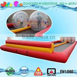 Dual Lane Human Hamster Ball Inflatable Race Track Challenge for Sale thumbnail-1