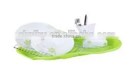 LBY Green Calla-shaped Dish Rack With Cover thumbnail-1