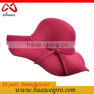 Wholesale Fashion Fedora Hats With Wholesale Custom Satin Ribbons thumbnail-2