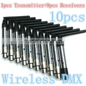 10pcs 2.4G Wifi DJ Wireless dm Lighting Controller 1pc Transmitter+9pc Receivers Wireless dm 2016 thumbnail-3