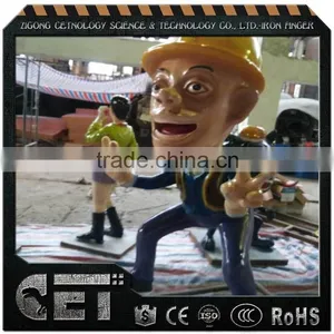 Fiberglass Figures Sculpture Fiberglass Statue Shopping Street Decoration thumbnail-1
