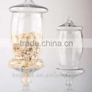 Jumbo Classic Glass Bottle Cookie Candy Jar AH088-AH089 thumbnail-1