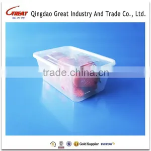 500 PP Rectangle Microwaveable Food Containers Sushi Container thumbnail-2