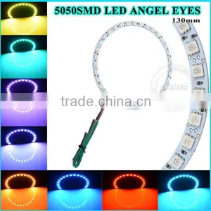 D130 mm 36 SMD 5050 Angle Eyes Ring Led Light for Car Motor Vehicle Decoration for Toyo-ta Estima Led Light Quality Choice thumbnail-1