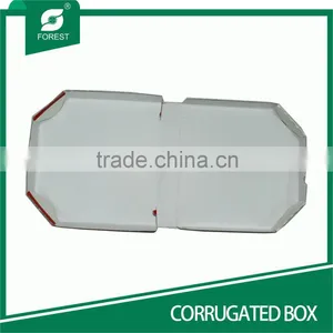 WHITE CARDBOARD PRINTED PIZZA CURRAGATED BOX thumbnail-4