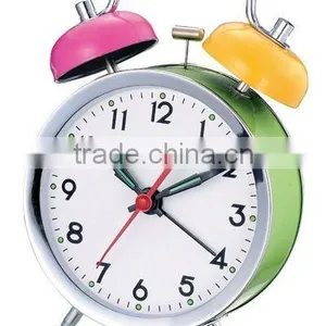 3.5 Inches Colorful Metal Case Mechanical Alarm Clock thumbnail-3