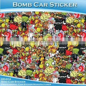 Supreme Car Wrap Design 1.52x30m Sticker Bomb Vehicle Vinyl Wrap thumbnail-2