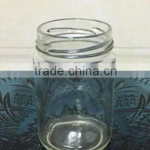 Glass Jar Wooden Lid Glass Jars India Glass Cosmetic Jar thumbnail-1