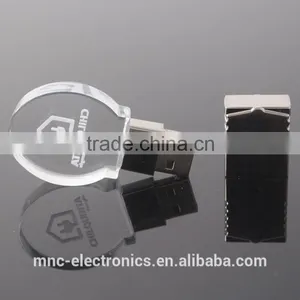 Promotional Gift Item Acrylic Material Tranparent Personalized Laser Engraving Logo Led Light Bulb Shaped Usb Pen Drive Supplier's Choice thumbnail-1