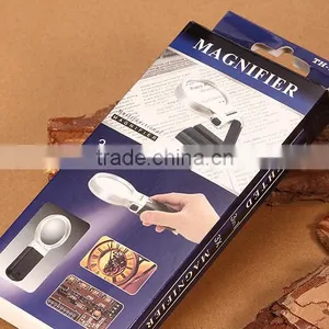 3x Illumianted Hand Held Foldable Magnifying Glass Desk Magnifier With LED Light thumbnail-5